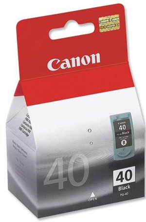 Genuine Canon PG40 (Black) ink cartridge