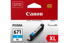 Genuine Canon CLI-671XL Cyan Ink Cartridge