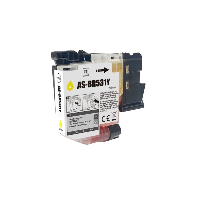 Compatible Brother LC531Y (Yellow) ink cartridge