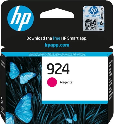 Genuine HP 924 Magenta Ink Cartridge 4K0U4NA