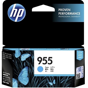 Genuine HP 955 Cyan Ink Cartridge L0S51AA