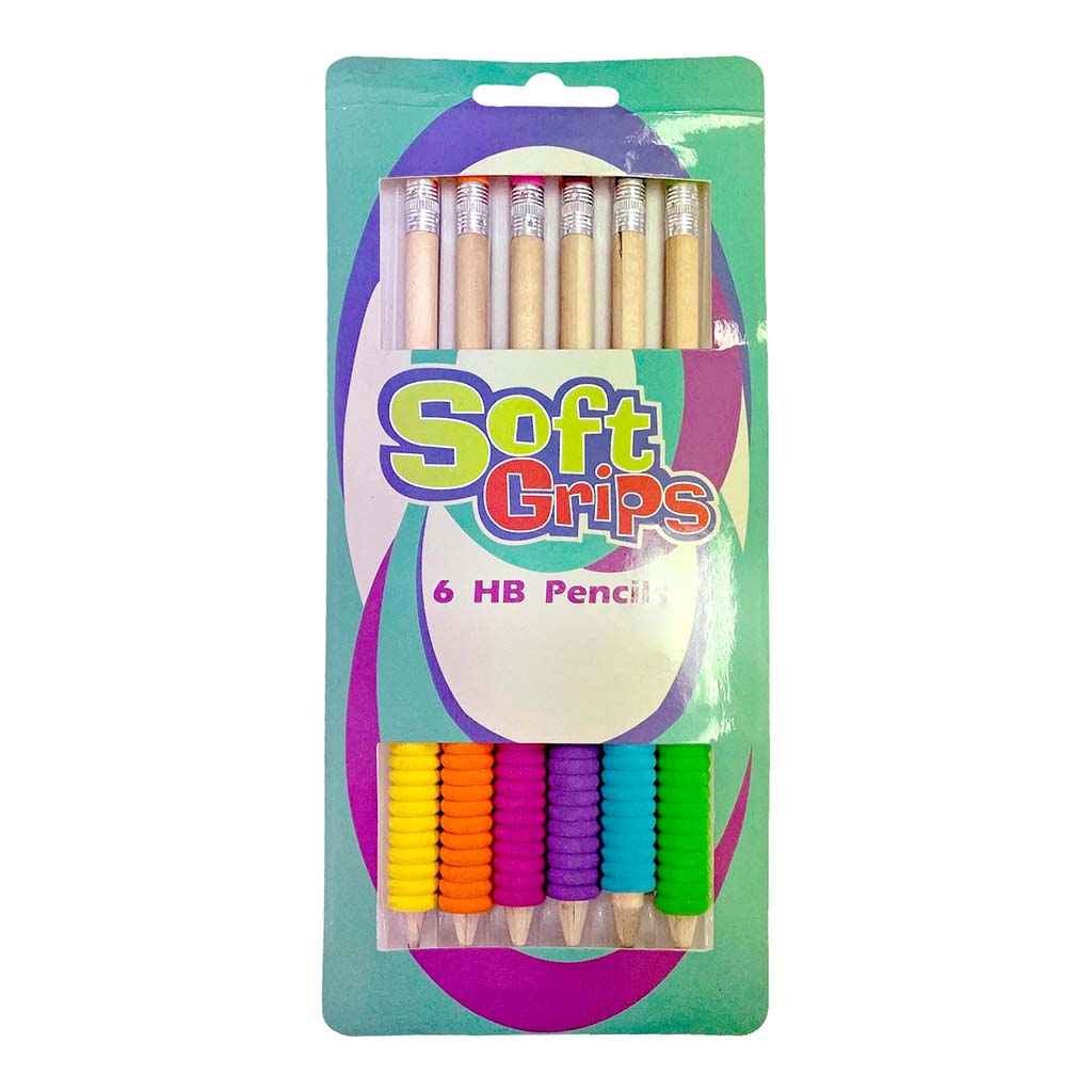 Groovy Grip HB Pencils, Pack of 6