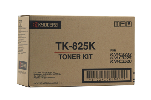Genuine Kyocera TK825 Black toner kit