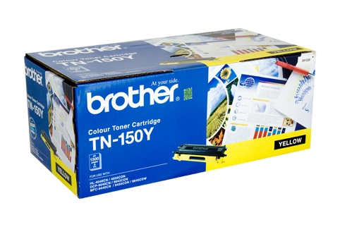 Genuine Brother TN150 Yellow toner cartridge
