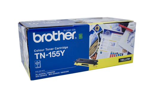 Genuine Brother TN155 Yellow toner cartridge